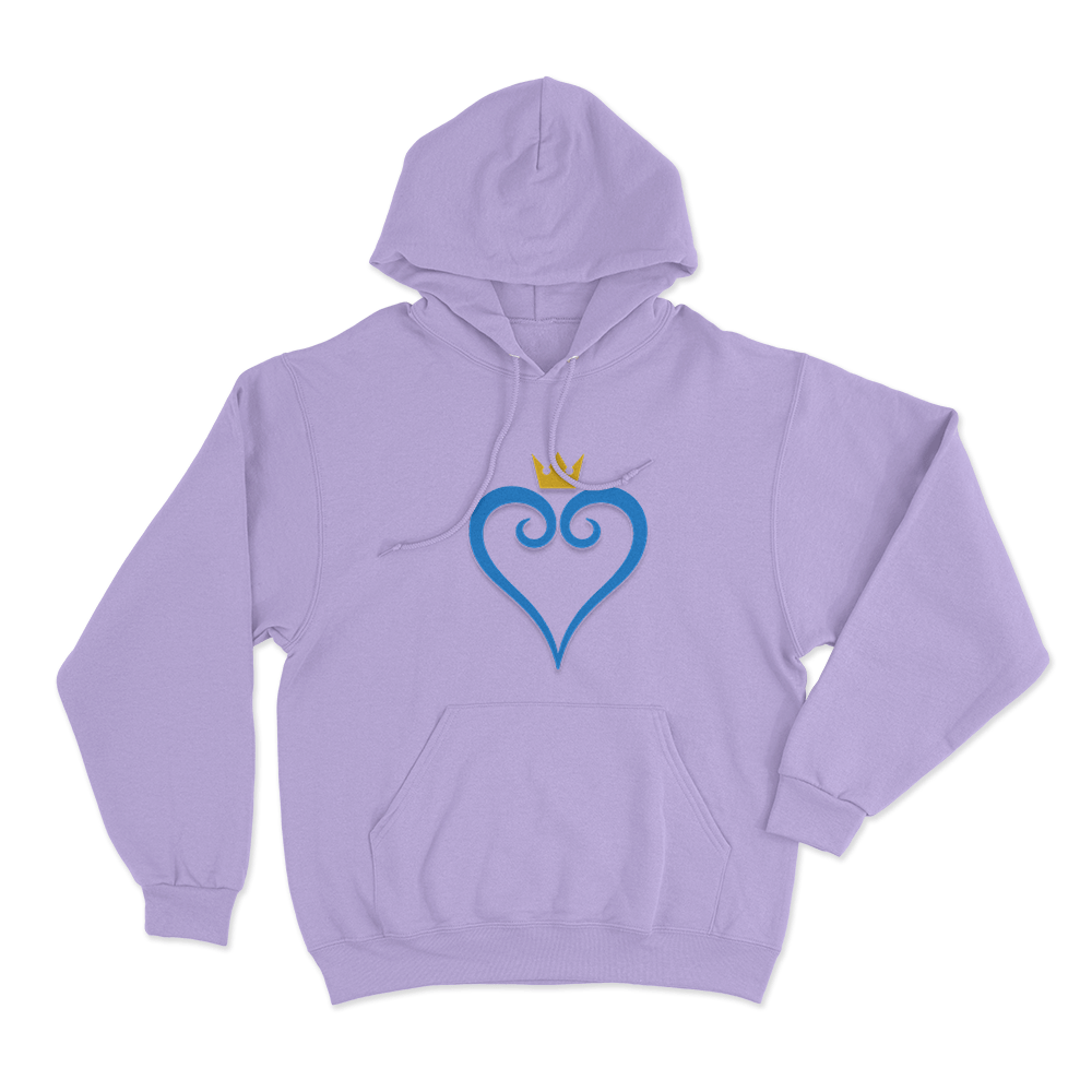 Kingdom Hearts Crown Symbol Unisex Hoodie Purple Kingdom Hearts Crown Symbol Unisex Hoodie Purple