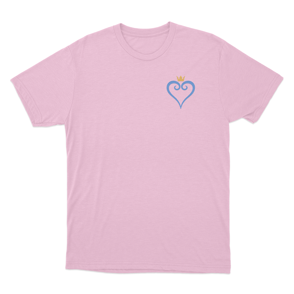 Kingdom Hearts Crown Symbol Unisex T Shirt Pink Kingdom Hearts Crown Symbol Unisex T Shirt Pink