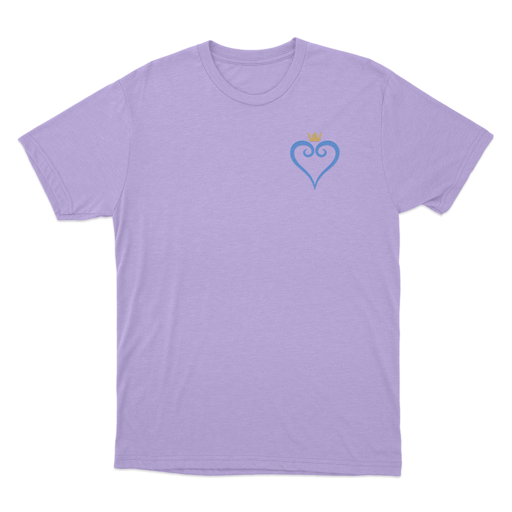 Kingdom Hearts Crown Symbol Unisex T Shirt Purple Kingdom Hearts Crown Symbol Unisex T Shirt Purple