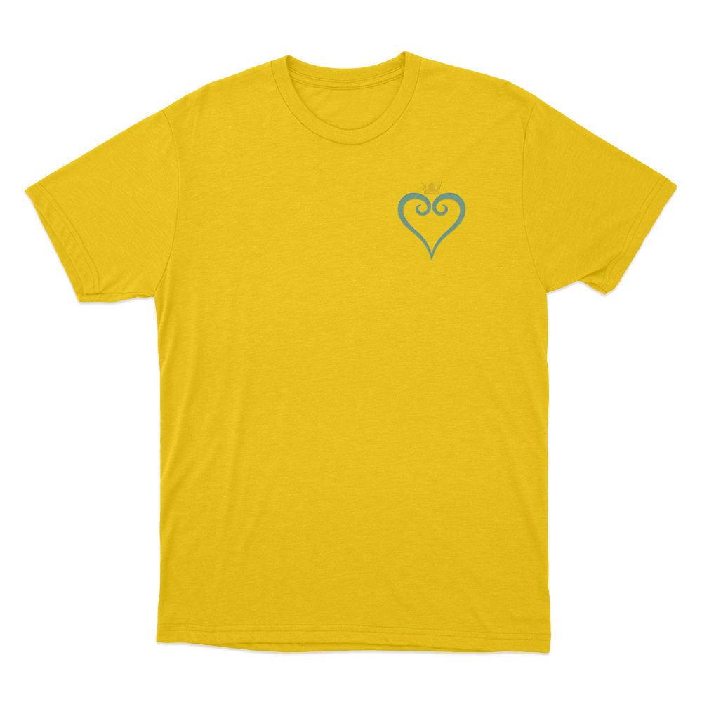 Kingdom Hearts Crown Symbol Unisex T Shirt Yellow Kingdom Hearts Crown Symbol Unisex T Shirt Yellow