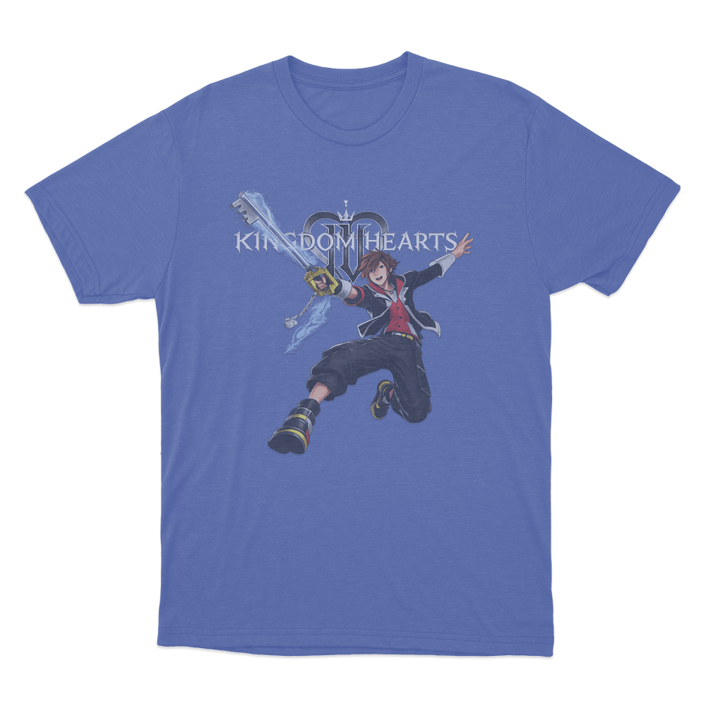 Kingdom Hearts IV Heroic Sora Unisex T Shirt Blue Kingdom Hearts IV Heroic Sora Unisex T Shirt Blue