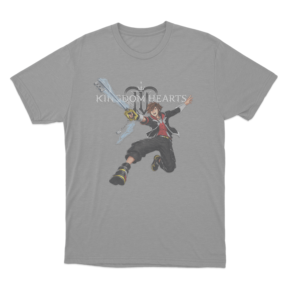 Kingdom Hearts IV Heroic Sora Unisex T Shirt Grey Kingdom Hearts IV Heroic Sora Unisex T Shirt Grey