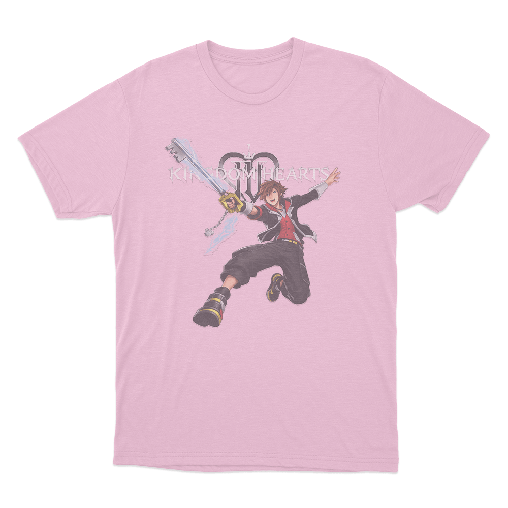Kingdom Hearts IV Heroic Sora Unisex T Shirt Pink Kingdom Hearts IV Heroic Sora Unisex T Shirt Pink