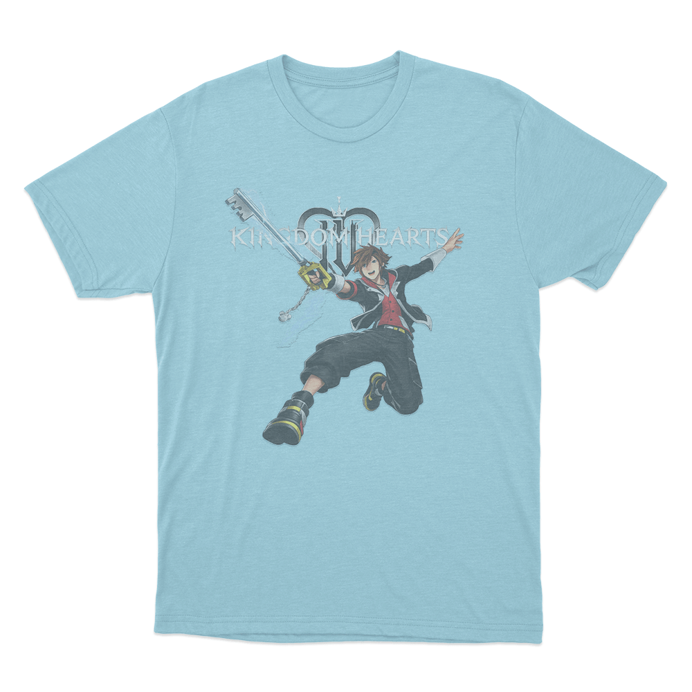 Kingdom Hearts IV Heroic Sora Unisex T Shirt Sky Blue Kingdom Hearts IV Heroic Sora Unisex T Shirt Sky Blue