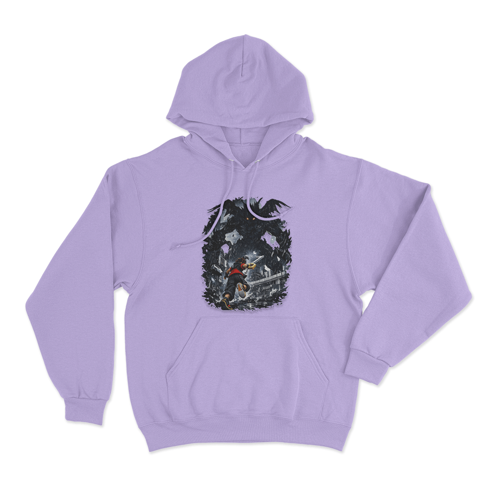 Sora Vs Darkside Heartless Unisex Hoodie Purple Sora Vs Darkside Heartless Unisex Hoodie Purple